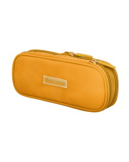 Estuche portatodo liderpapel color pop 2 cremalleras compartimento extensible 230x60 mm