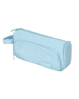 Estuche portatodo liderpapel minibag 2 cremalleras con bolsillo interior 210x100x70 mm