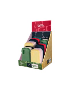 Estuche portatodo liderpapel funky 3 cremalleras con aperturas laterales 220x100x65 mm