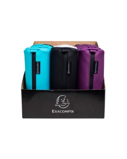 Bolso portatodo exacompta titane poliuretano semi redondo 220x85x70 mm