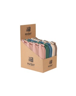 Estuche portatodo oxford forest silicona con cremallera reciclado colores surtidos