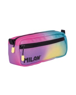 Estuche portatodo milan cuadrado 2 cremalleras sunset 210x85x61 mm