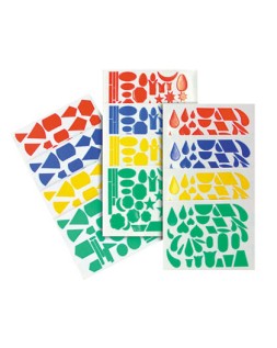 Gomets figuras surtidas 706 bolsa de 20 hojas