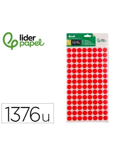 Gomets liderpapel figuras surtidas bolsa de 12 hojas figuras geometricas pequeñas colores surtidos