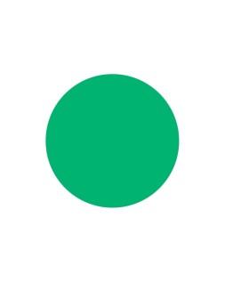 Gomets liderpapel autoadhesivo circulos 10,5 mm verde rollo de 6000 unidades en caja de carton