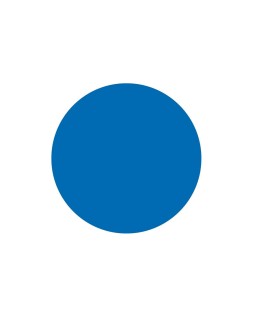 Gomets liderpapel autoadhesivo circulos 15 mm azul rollo de 2500 unidades en caja de carton