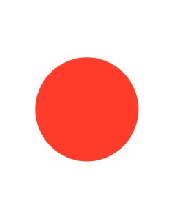 Gomets liderpapel autoadhesivo circulos 15 mm rojo rollo de 2500 unidades en caja de carton