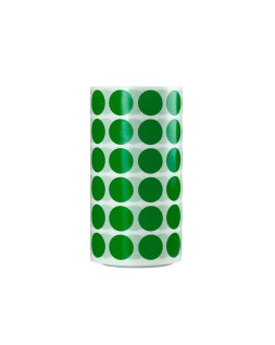 Gomets liderpapel autoadhesivo circulos 15 mm verde rollo de 2500 unidades en caja de carton
