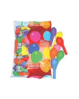Globo 100% latex biodegradable bolsa de 100 unidades colores surtidos