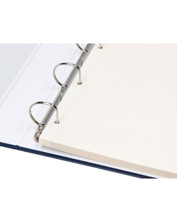 Album de fotos liderpapel anillas serie classic con 20 hojas autoadhesivas color azul