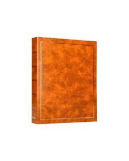 Album de fotos liderpapel anillas serie classic con 20 hojas autoadhesivas color marron