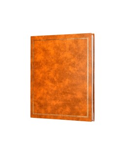 Album de fotos liderpapel anillas serie classic con 20 hojas autoadhesivas color marron