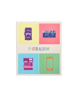 Album de fotos liderpapel anillas con 20 hojas autoadhesivas