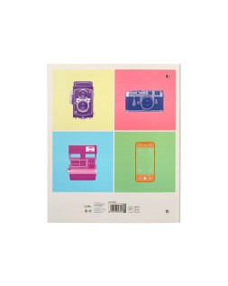 Album de fotos liderpapel anillas con 20 hojas autoadhesivas