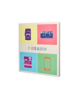 Album de fotos liderpapel anillas con 20 hojas autoadhesivas