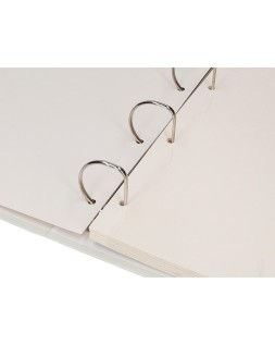 Album de fotos liderpapel anillas con 20 hojas autoadhesivas