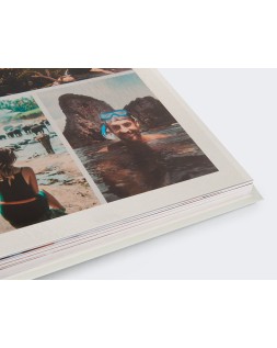 Album de fotos liderpapel anillas con 20 hojas autoadhesivas