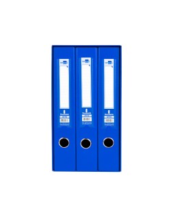 Modulo liderpapel 3 archivadores folio 2 anillas mixtas 40mm azul