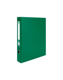 Modulo liderpapel 3 archivadores folio 2 anillas mixtas 40mm verde