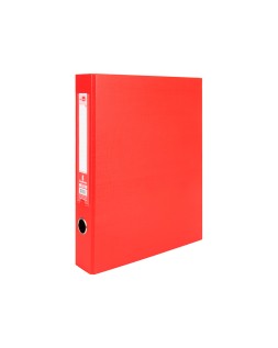 Modulo liderpapel 3 archivadores folio 2 anillas mixtas 40mm rojo