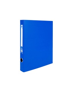 Modulo liderpapel 4 archivadores folio 2 anillas mixtas 25mm azul