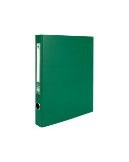 Modulo liderpapel 4 archivadores folio 2 anillas mixtas 25mm verde