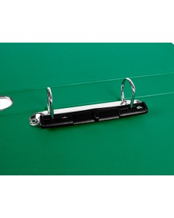 Modulo liderpapel 4 archivadores folio 2 anillas mixtas 25mm verde