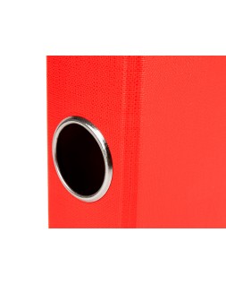 Modulo liderpapel 4 archivadores folio 2 anillas mixtas 25mm rojo