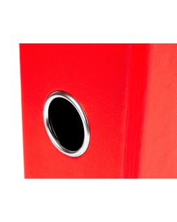 Modulo liderpapel 2 archivadores folio 2 anillas mecanismo de palanca 75mm rojo