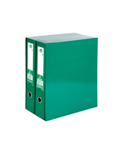 Modulo liderpapel 2 archivadores folio 2 anillas mecanismo de palanca 75mm verde