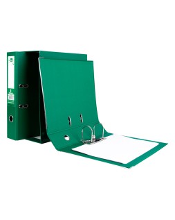 Modulo liderpapel 2 archivadores folio 2 anillas mecanismo de palanca 75mm verde