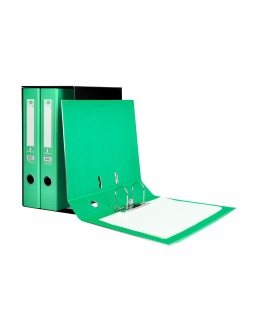 Modulo liderpapel 3 archivadores folio 2 anillas mecanismo de palanca 52mm verde pastel