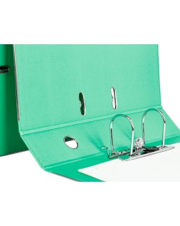 Modulo liderpapel 3 archivadores folio 2 anillas mecanismo de palanca 52mm verde pastel