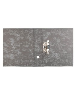 Archivador de palanca liderpapel folio carton forrado sin rado lomo 80mm negro compresor metalico