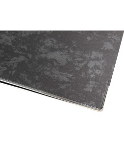Archivador de palanca liderpapel folio carton forrado sin rado lomo 80mm negro compresor metalico