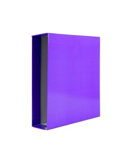 Caja archivador liderpapel de palanca carton din a4 documenta lomo 75 mm lila