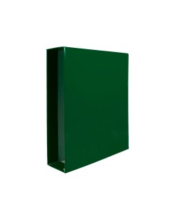Caja archivador liderpapel de palanca carton din a4 documenta lomo 75mm color verde