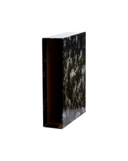 Caja archivador liderpapel classic blue folio negra
