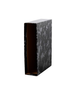Caja archivador liderpapel classic blue a4 negra