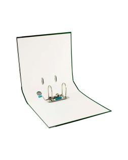 Archivador de palanca elba top carton compacto polipropileno con rado din a4 lomo de 80 mm verde
