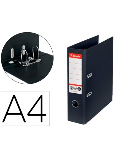 Archivador de palanca esselte n 1 co2 neutral din a4 carton forrado lomo 75 mm negro