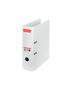 Archivador de palanca esselte n 1 co2 neutral din a4 carton forrado lomo 75 mm blanco
