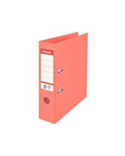 Archivador de palanca esselte colour breeze carton forrado pvc din a4 lomo 75 mm color coral