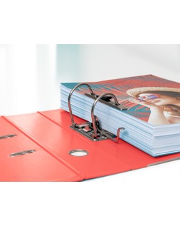 Archivador de palanca esselte colour breeze carton forrado pvc din a4 lomo 75 mm color coral
