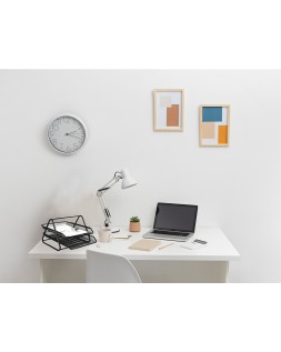 Bandeja sobremesa metalica q-connect rejilla gxa100 negra 2 bandejas movibles 300x185x350 mm