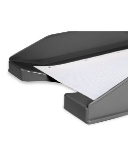 Bandeja sobremesa plastico q-connect negro opaco 100% reciclado 240x70x340 mm