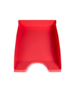 Bandeja sobremesa plastico q-connect rojo opaco 240x70x340 mm