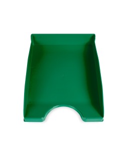 Bandeja sobremesa plastico q-connect verde opaco 240x70x340 mm