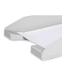 Bandeja sobremesa plastico q-connect gris opaco 240x70x340 mm