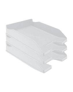 Bandeja sobremesa plastico q-connect gris opaco 240x70x340 mm